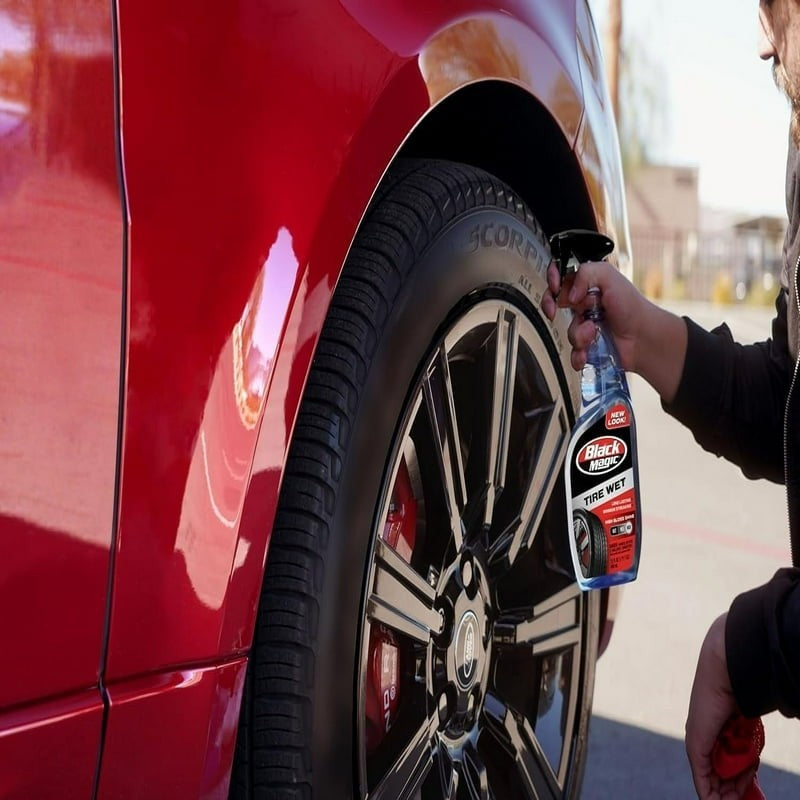 (3 Pack) Black Magic Tire Shine 23 Oz. Tire Shine Lasts up to 4 Weeks