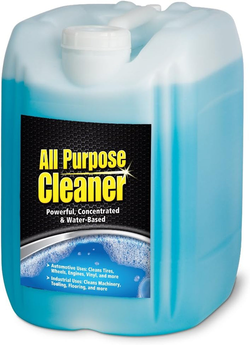 A538PL 5-Gallon Concentrated All Purpose Cleaner Powerful Water-Based Cleaner and Degreaser Industrial and Automotive Detailing for Tires, Wheels, Engines, Vinyl, Machinery, and More