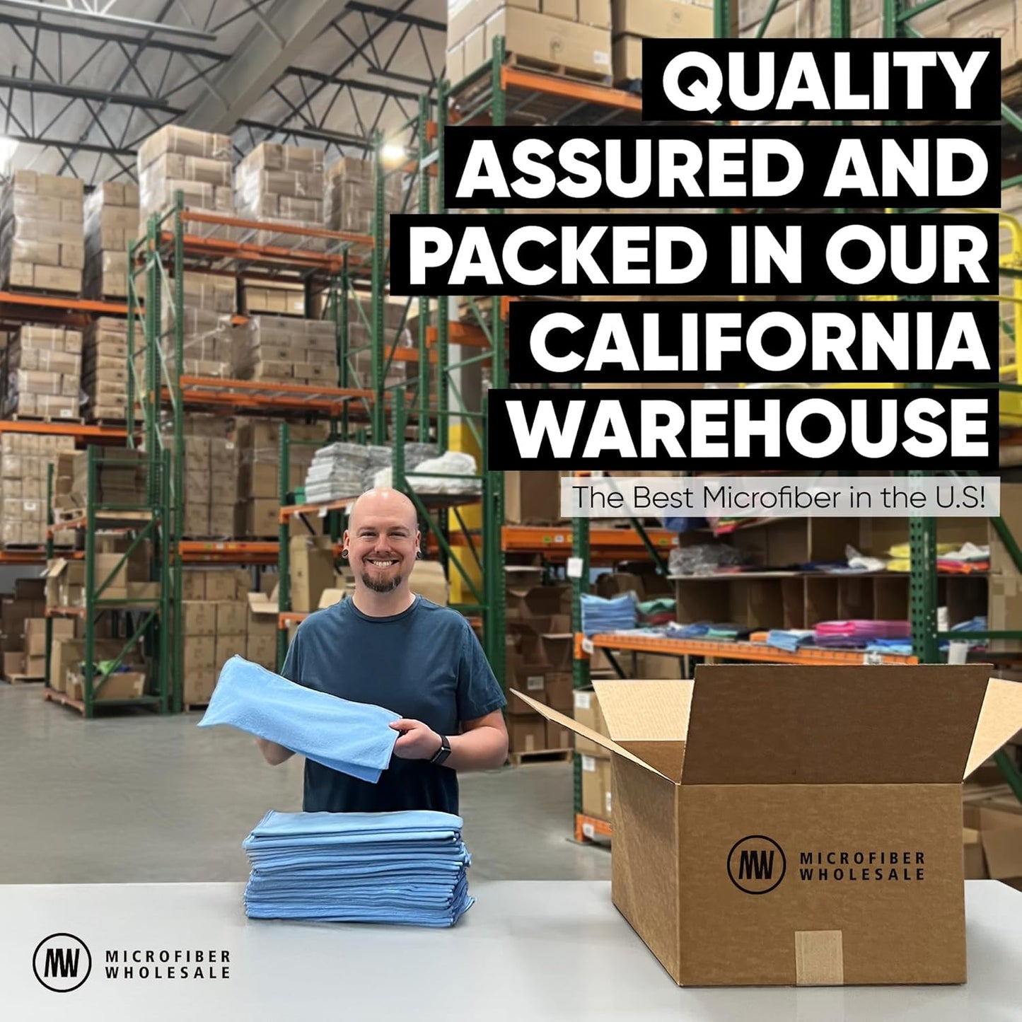 16" X 16" All Purpose Towels (Blue-200 Qty)