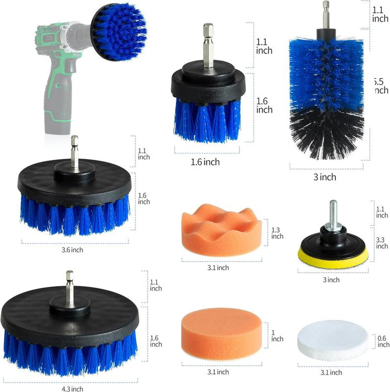 28Pcs Interior Car Detailing Kit, Car Wash Kit, Wheel Tire Drill Brush Set, Truck Cleaning Accessories Supplies