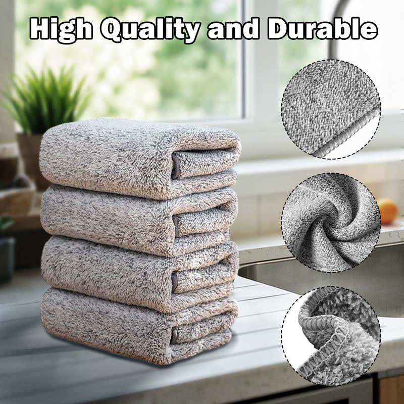 10 Counts Microfiber Cleaning Cloth, Reusable for Multiple Cleaning Tasks