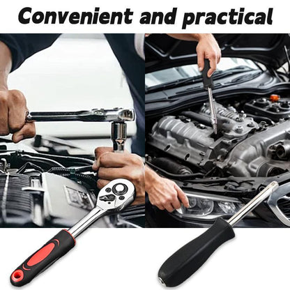 Socket Wrench Set, 46-In-1 Automobile Tool Box