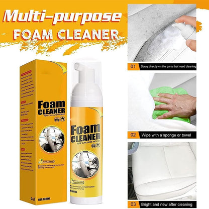 All around Master Foam Cleaner, Multifunction Foam Cleaner, Foam Cleaner All Purpose, 2023 New Multifunctional Car Foam Cleaner, Foam Cleaner for Car (3PCS,100ML)