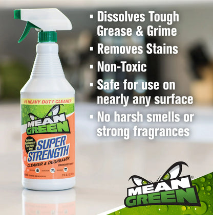 Mean Green Super Strength Cleaner & Degreaser Concentrated Formula, 1 Gal