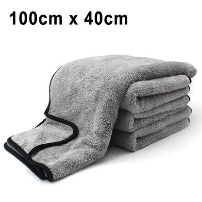 SEAMETAL 50X120Cm Car Cleaning Towel Upgraded Microfiber Ultra-Soft Auto Wash Towels Super Absorbent Scratch-Free Drying Cloth
