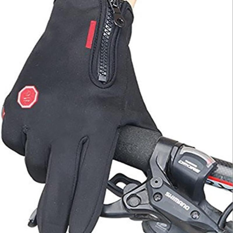 Bicycle Motorcycle Waterproof Gloves Outdoor Sport Warm Windproof Thermal Touch Gloves Riding Running Bike Cycling Gloves Hot Hands Warmer
