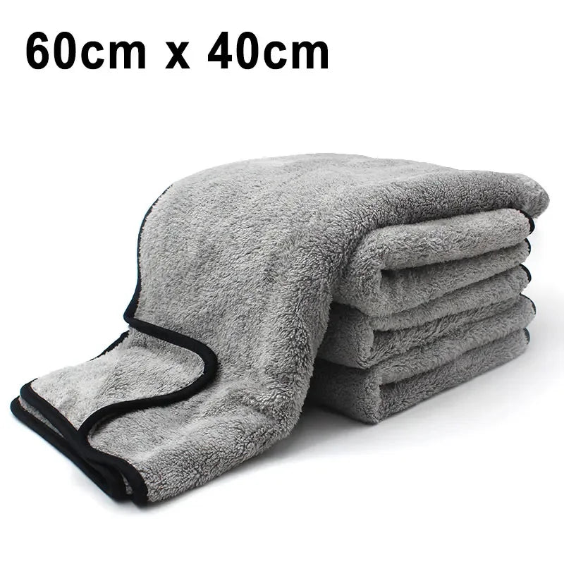 SEAMETAL 50X120Cm Car Cleaning Towel Upgraded Microfiber Ultra-Soft Auto Wash Towels Super Absorbent Scratch-Free Drying Cloth