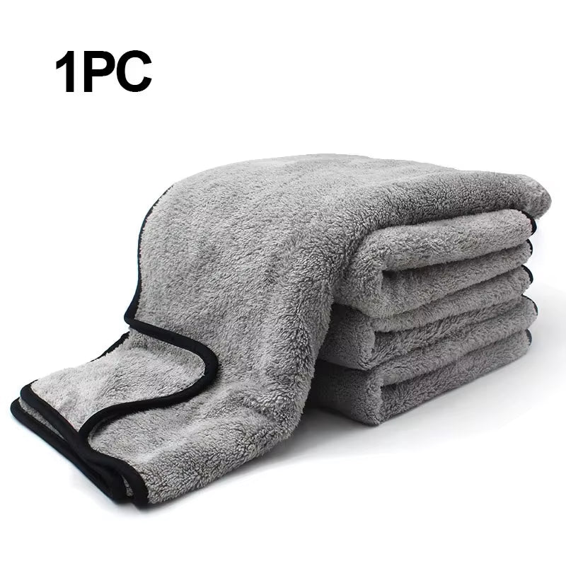 SEAMETAL 50X120Cm Car Cleaning Towel Upgraded Microfiber Ultra-Soft Auto Wash Towels Super Absorbent Scratch-Free Drying Cloth