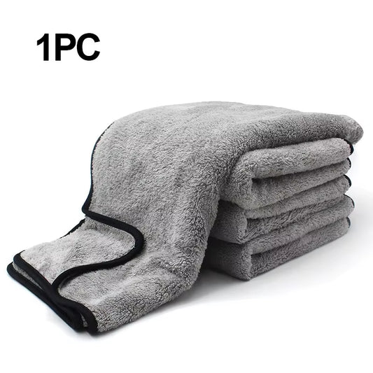 SEAMETAL 50X120Cm Car Cleaning Towel Upgraded Microfiber Ultra-Soft Auto Wash Towels Super Absorbent Scratch-Free Drying Cloth