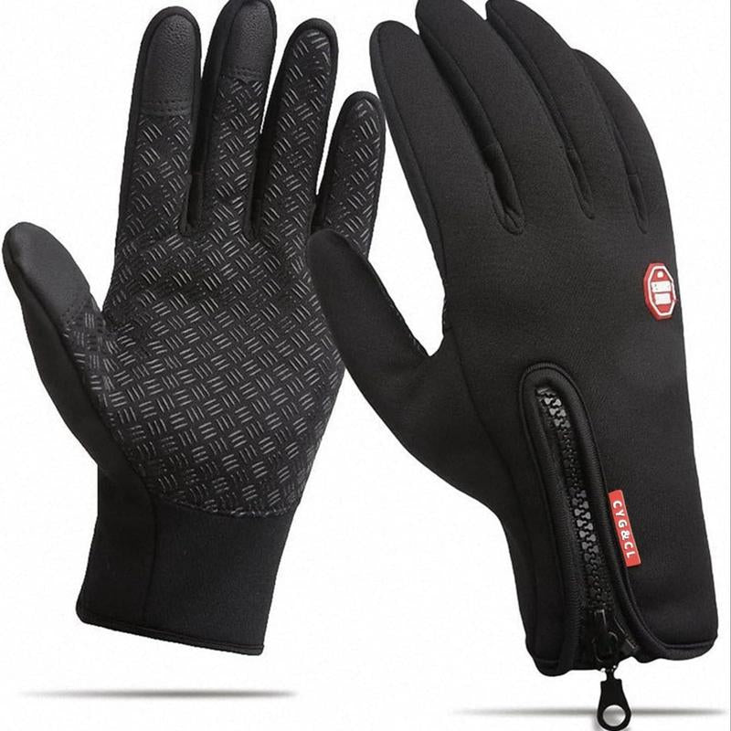 Bicycle Motorcycle Waterproof Gloves Outdoor Sport Warm Windproof Thermal Touch Gloves Riding Running Bike Cycling Gloves Hot Hands Warmer
