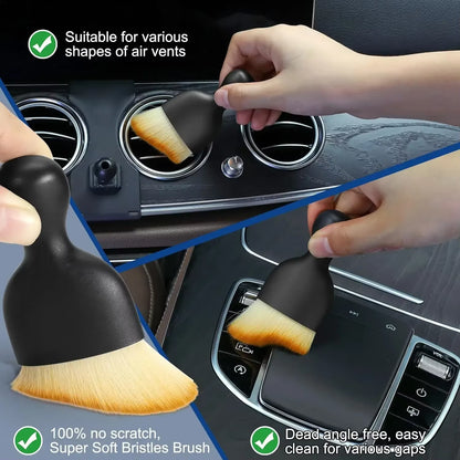 6Pcs Car Wash Care Detailing Brush Set