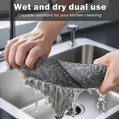 10 Counts Microfiber Cleaning Cloth, Reusable for Multiple Cleaning Tasks