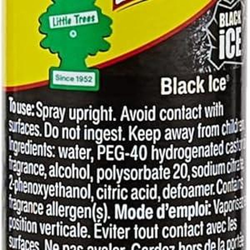 LITTLE TREES Spray – Black Ice 2 Pack