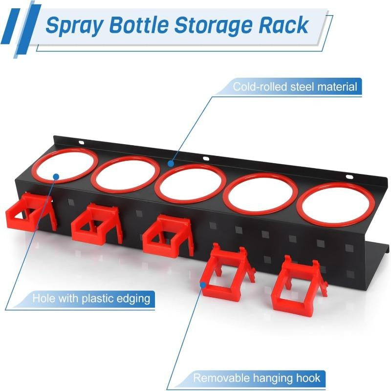 Spray Bottle Rack with Hanger 