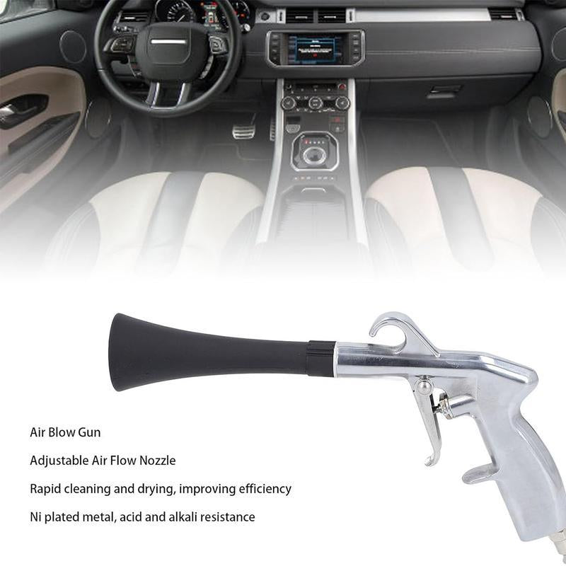 Tornado Cleaning Gun with Brush, Multifunctional Cleaning Gun, Dust Blowing Gun, Powerful Blowing Gun,High-Pressure Car Detailing Dry Washing Gun, Quickly Remove Dust/Dirt,Deep-Cleaning Hard-To-Reach Areas