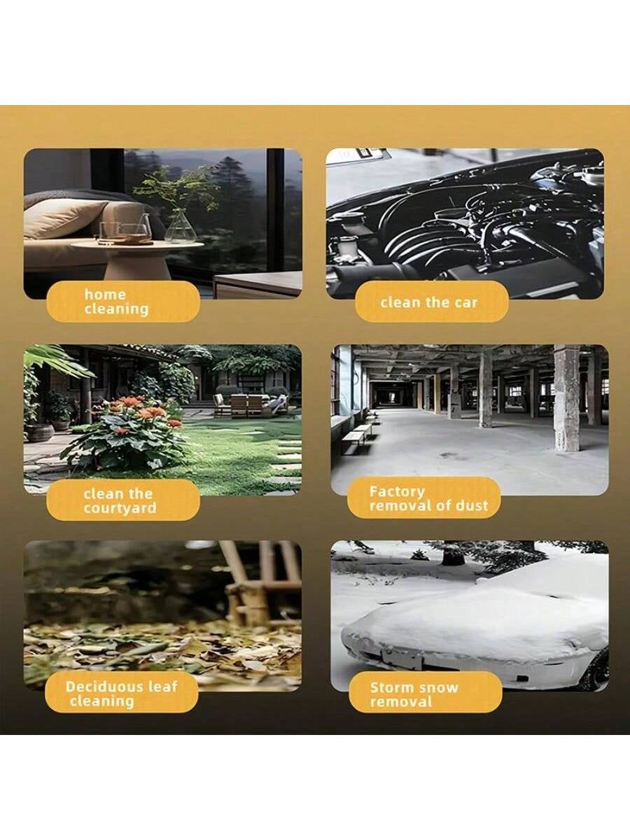 Turbo Jet Blower - Handheld Cordless Leaf Blower and Dryer