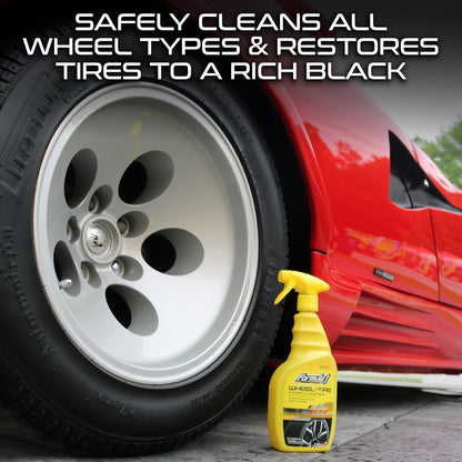 Complete Car Detailing Kit - Clean & Protect Every Surface, Includes Car Wash and Wax, Wheel Cleaner, Interior Spray and Microfiber Towel (5 Piece Bundle)