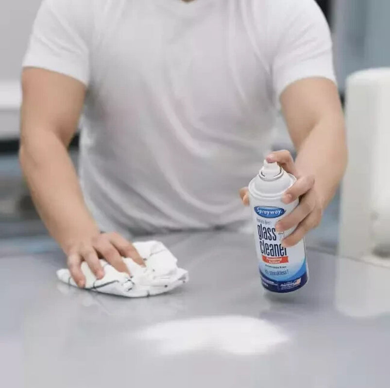 6 Pack Sprayway Glass Cleaner 23 Oz Cans FAST Shipping CLEAN SHINE, FRESH SCENT