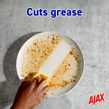 (4 Pack)  Ultra Liquid Dish Soap, Lemon Scent, Super Degreaser, 90 Fluid Ounce