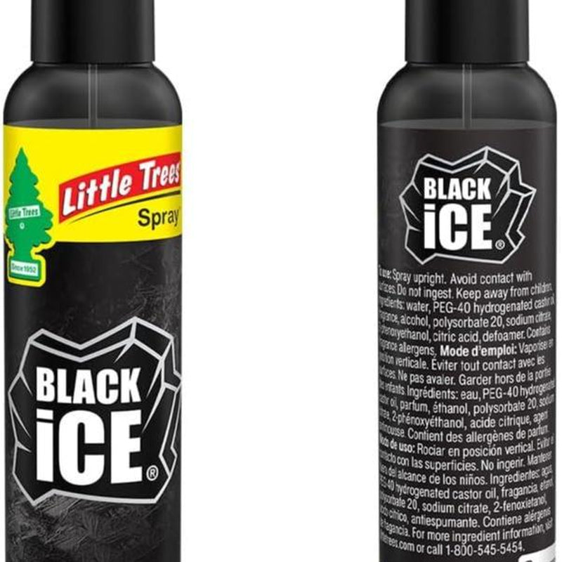 LITTLE TREES Spray – Black Ice 2 Pack