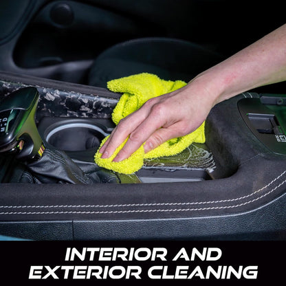 Microfiber Cloth for Car or Home 40 Pack, Edgeless Towel for Interior and Exterior Car Detailing, Multi-Purpose, Reusable Towels, Assorted, 12 Inch X 16 Inch