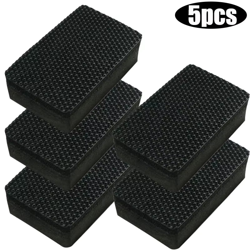 5Pcs Car Cleaning Eraser Clay Bar Pad Sponge Block Waxing Polishing Pad Car Cleaning Tools Auto Detail Cleaning Accessorie