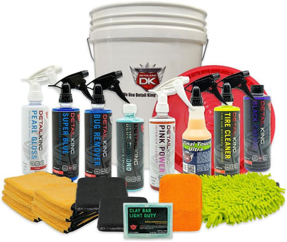 Deluxe Car Care Kit Gift Bucket
